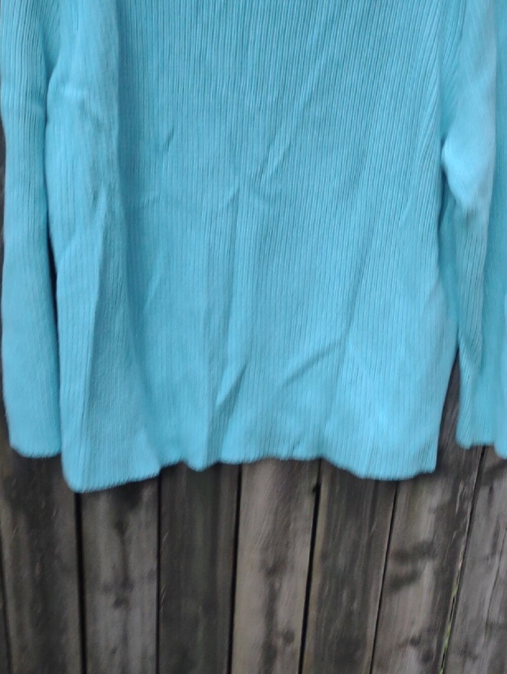 Willow Aqua Button-Front Women's Cardigan - Picture 9 of 10